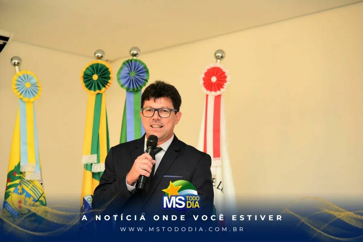 Imagem de compartilhamento para o artigo Delegado Cleverson destaca pavimentação da MS-135 e orla do Sucuriú como metas do novo mandato da MS Todo dia